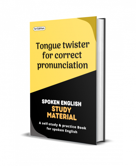 Tongue twister for correct pronunciation